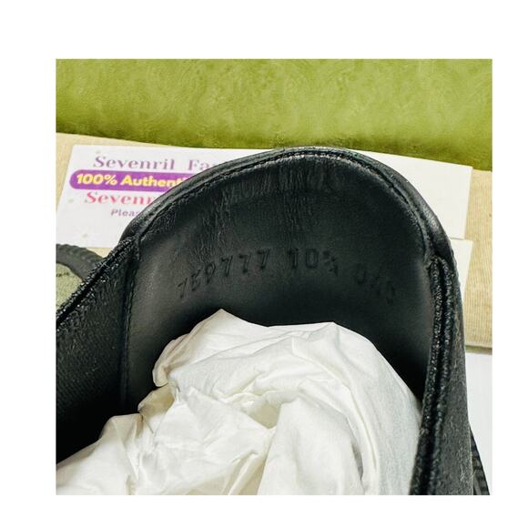 NIB Gucci GG 10.5 US 11 Jacquard Canvas Chelsea Ankle Boot Green Black $1,150 main image 14